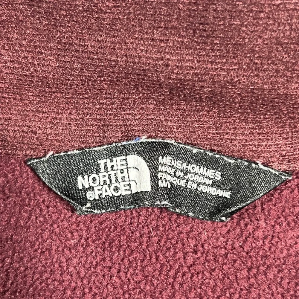 The North Face Canyonlands 1/2 Half Zip Pullover Burgundy Mens Medium
